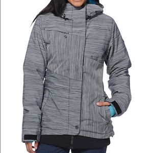 ISO Roxy grey & blue bring it on jacket L